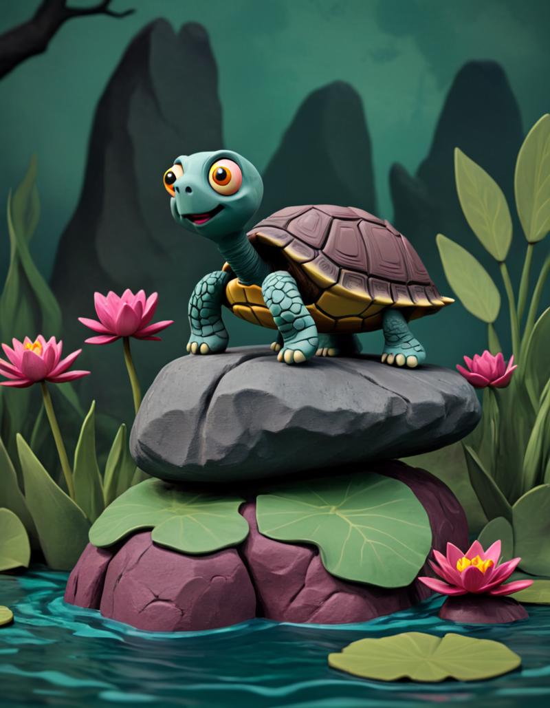 06_DPM++ 2M_novuschroma51 style turtle on a rock in water.png